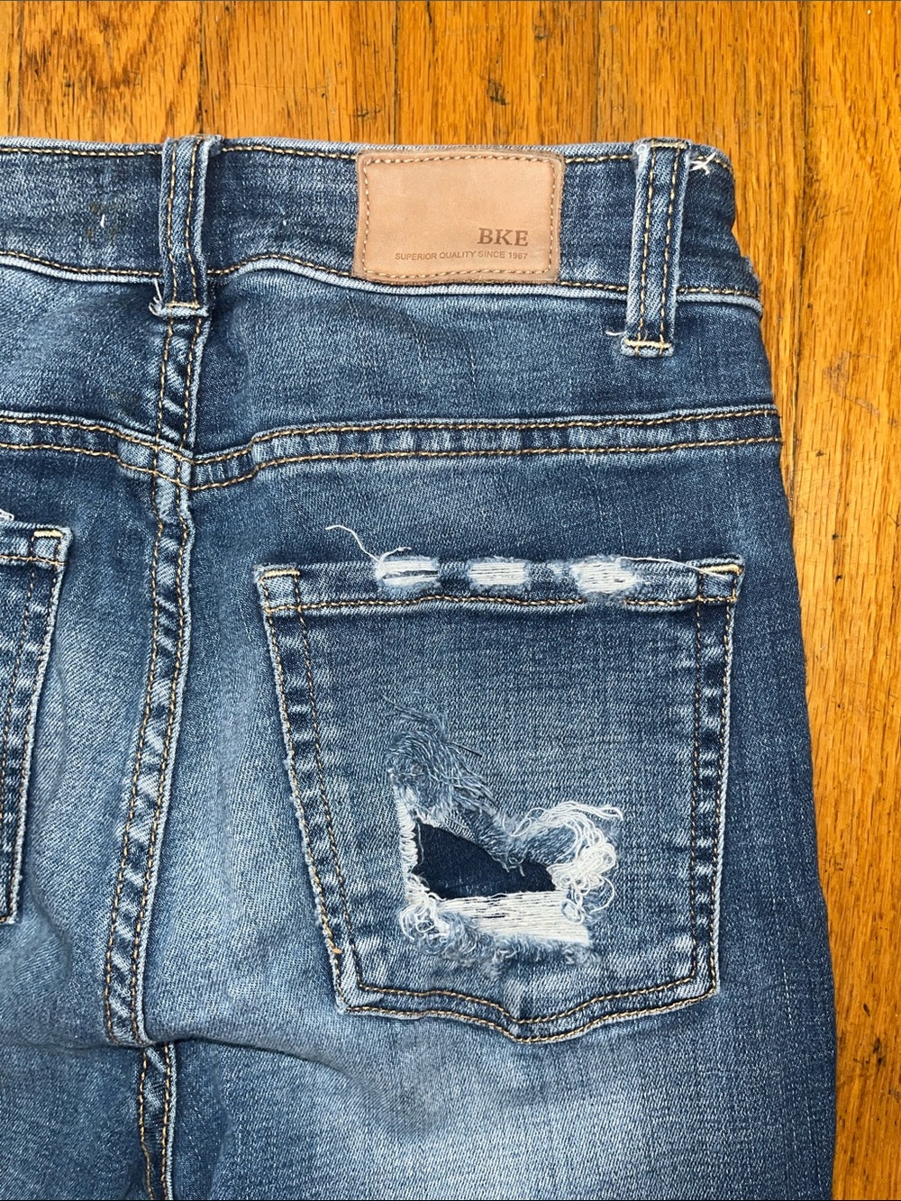 BKE Billie Slim Fit High-Rise Ankle Skinny Denim Jeans - Blue Size 24 - Picture 9 of 11